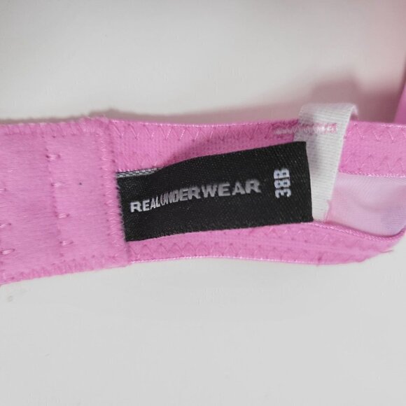 New - Real UnderWear Bra Pretty Purple Size 38B - Picture 9 of 11